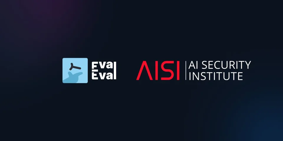 EvalEval and AI Security Institute logos on a dark banner.